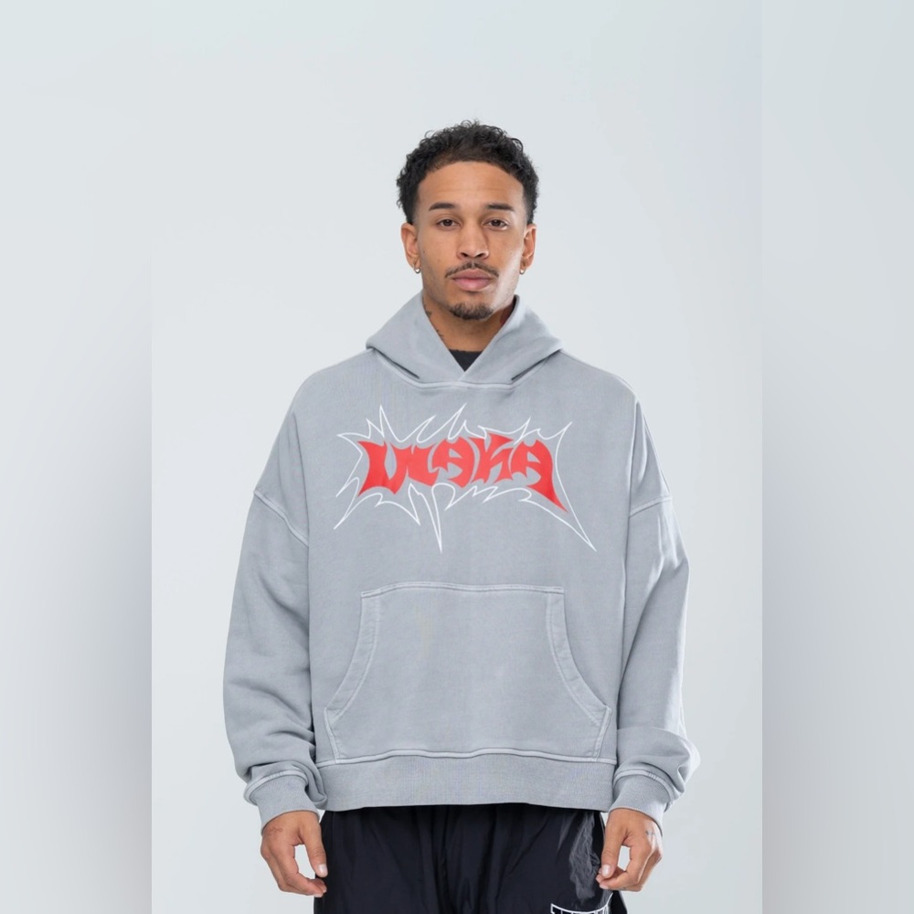 INAKA GUERRILLA HOODIE VINTAGE‎ GRAY Size Large New With Tags